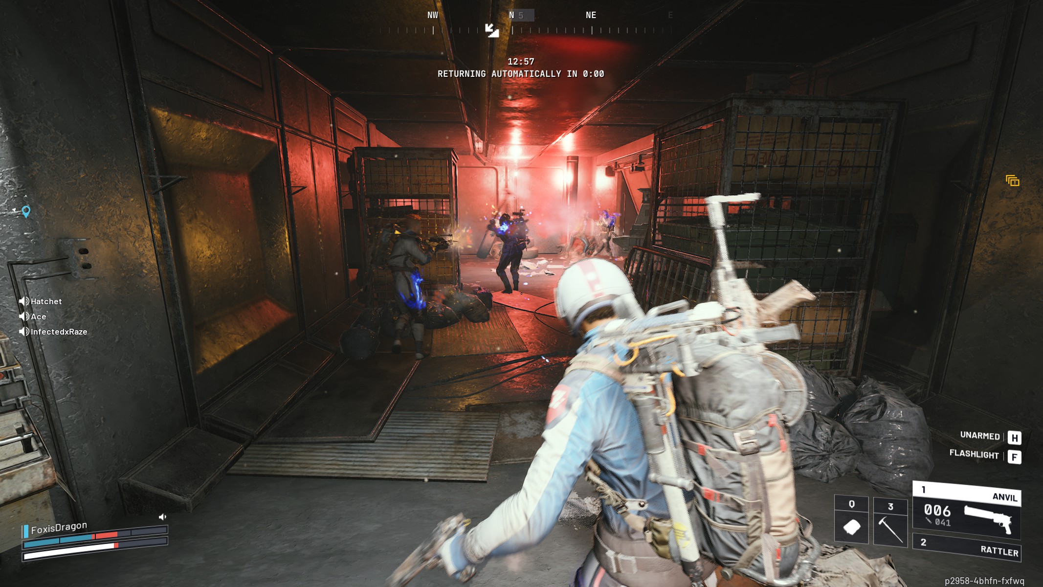 Any raiders leaving on the metro when a shoot out occurs.