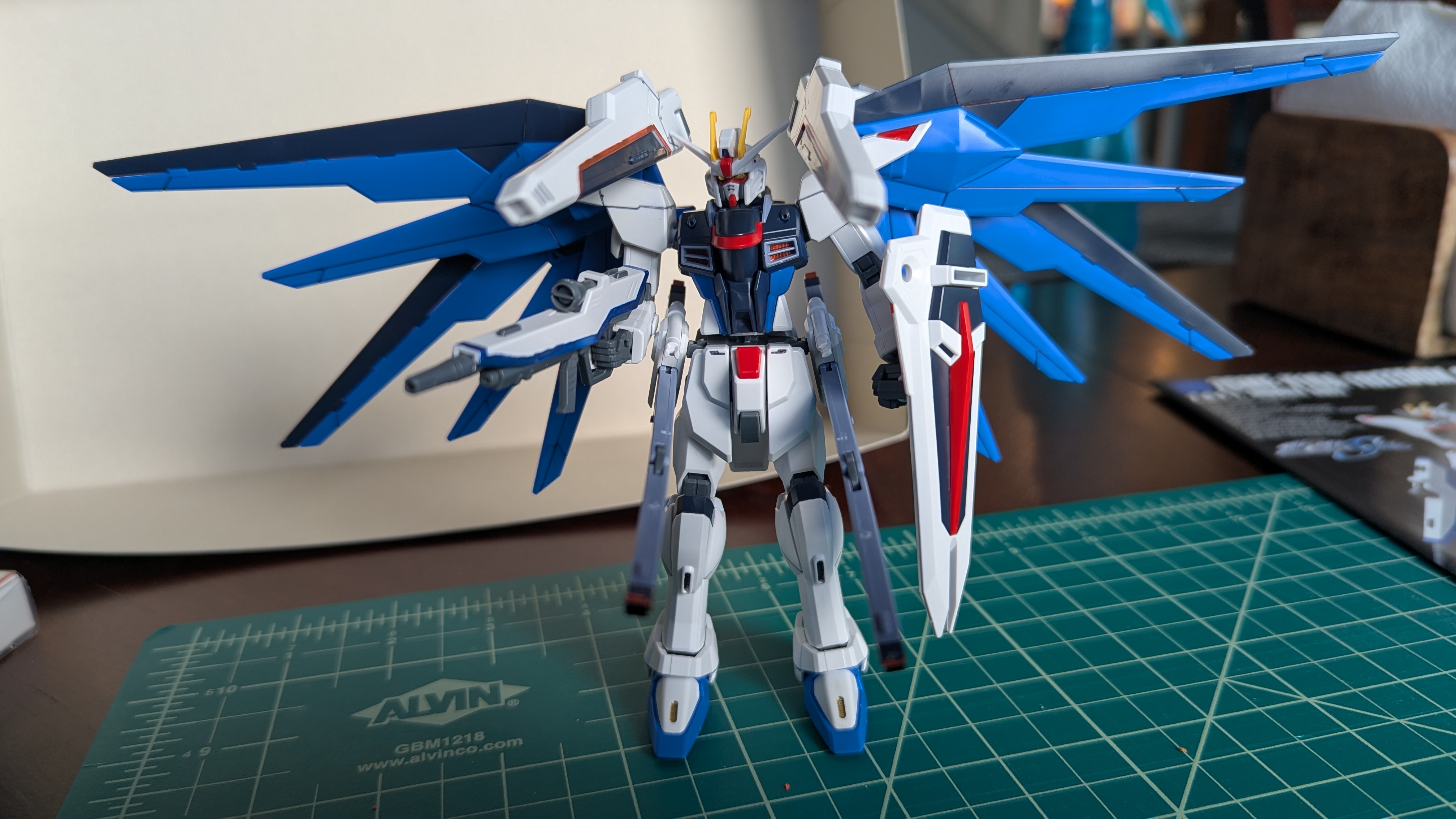 The Freedom Gundam Assembled